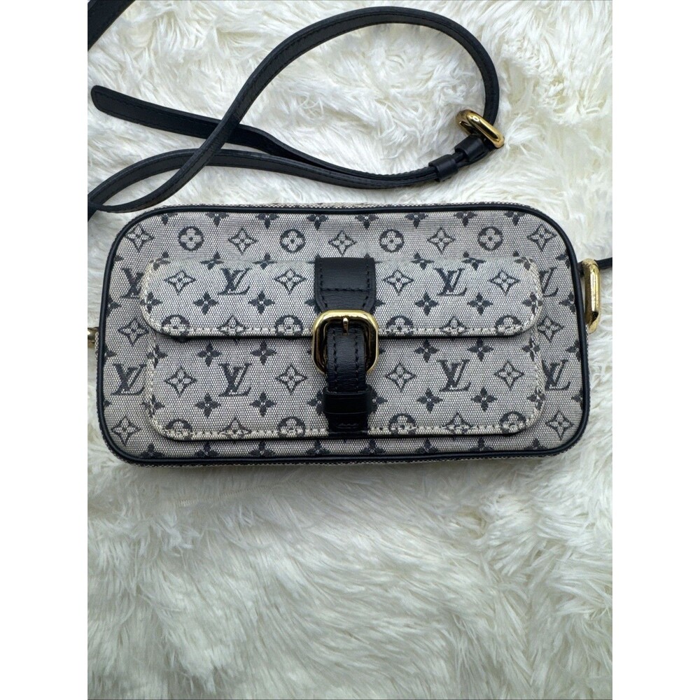 Vintage LOUIS VUITTON Monogram Mini Juliet MM Canvas Shoulder Bag Black - Picture 2 of 13